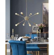 Pilsner Gold Mid-Century Modern Ceiling Lamp