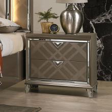 Skylar Glam Geometric Nightstand
