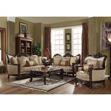 Devayne Victorian Style Sofa with 6 Pillows