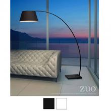 Vortex Black Marble Base Floor Lamp
