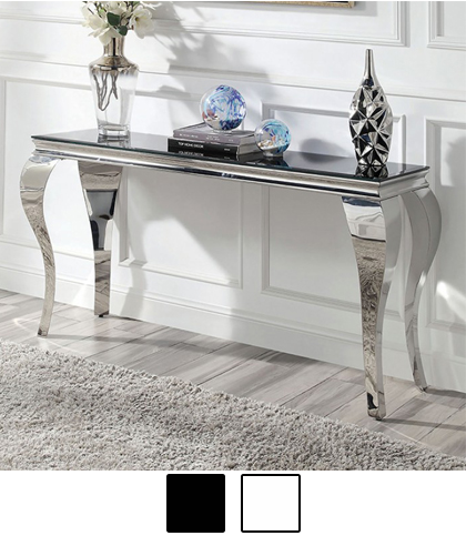 Wetzikon Cabriole-style Legs Sofa Table