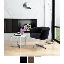 Wilshire Modern Adjustable Height Swivel Lounge Chair